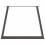 Pieds de table - HELLOSHOP26 - Lot de 2 - Design moderne - Acier thermolaqué - Ajustables 3