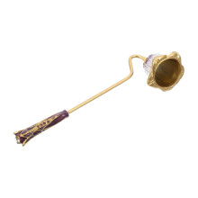 Vintage Rhinestone Candle Snuffer Extinguisher with Long Handle for Scented and Jar Candles