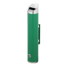 Outdoor Ashtray Wall Mounted Stainless Steel Lockable Weatherproof Cigarette Bin for Commercial Use