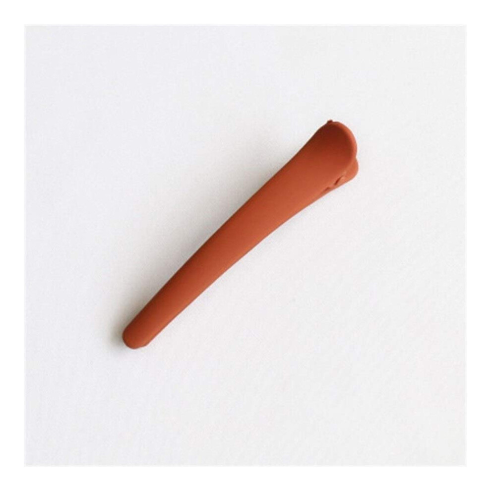 Unisex Hair Clips Duckbill Metal Styling Hairdressing Salon Tool 5Cm Matte Multicolor Secure Sectioning