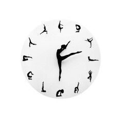 Modern Silent Wall Clock with Minimalist Design for Home Decor, Living Room, Bedroom, Yoga Studio
