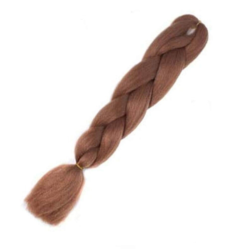 Unisex Blue 24 Inch Jumbo Synthetic Braiding Hair Extensions Long Curly Wig Pieces HeatâResistant Fiber M#