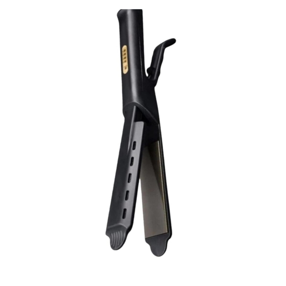 Hair Straightener Wet and Dry Ceramic Flat Iron with Steam, Fast Heating, AU Plug Black