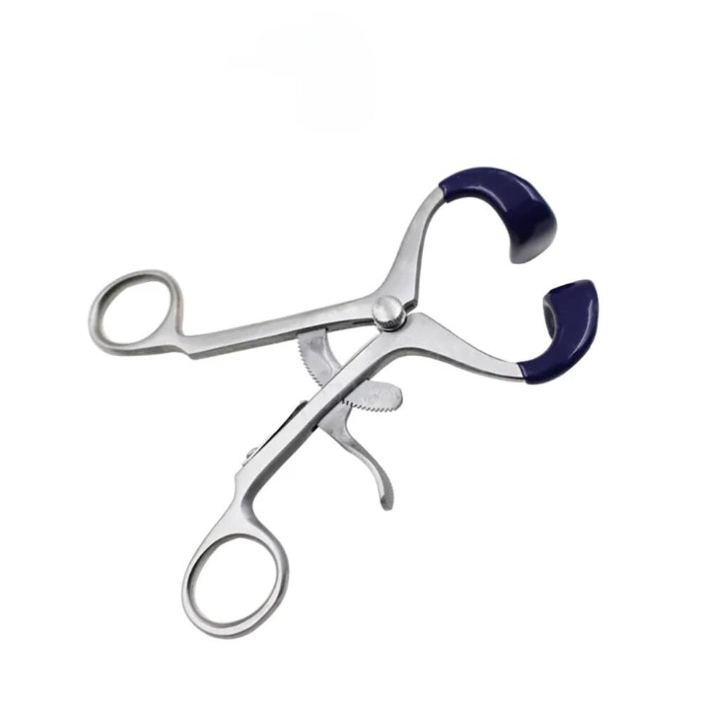 Stainless Steel Dental Mouth Retractor 14cm Orthodontic Cheek Lip Opener with Protective Sleeve