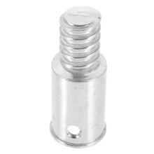 Broom Handle Adapter with Secure Threaded Connection, Universal Pole Compatibility, Easy Screw Installation