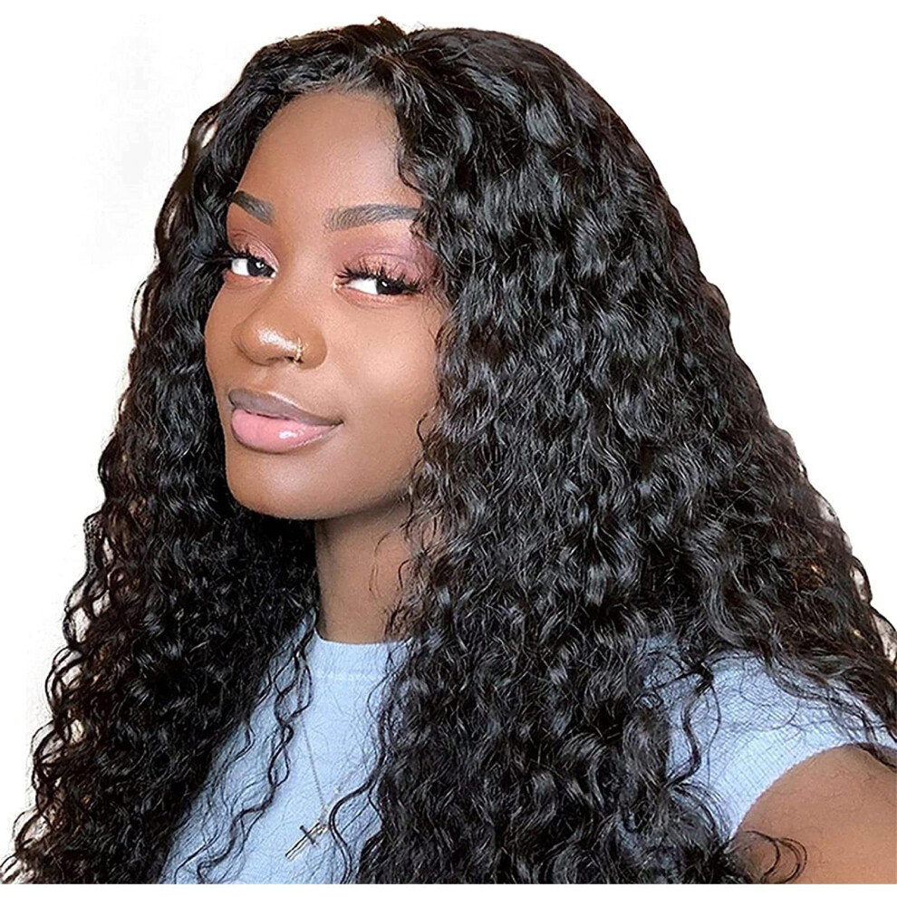 65cm Brazilian Lace Front Wig Human Hair Natural Hairline Heat Styling Ready for Women