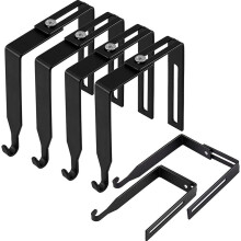 5 Pack Outdoor String Light Hooks No Drill Concrete Wall Hangers for Rope Lights and Cables
