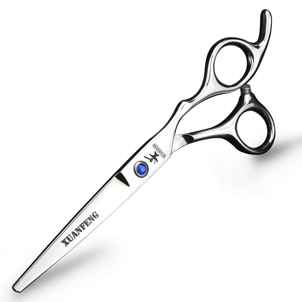 Hair Cutting Scissors 6 Inch Stainless Steel Barber Shears with Sharp Blades and Ergonomic Grip