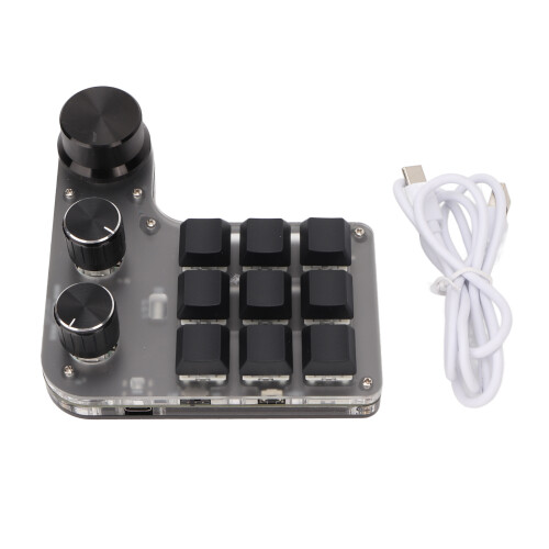Dual Mode Connection Mechanical Gaming Keyboard With Comfortable Touch And Knob Function