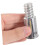 Metal Thread Tip for Broom Handle Replacement, Rustproof Extension Pole Adapter for Cleaning Tools 2