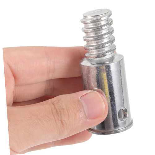 Metal Thread Tip for Broom Handle Replacement, Rustproof Extension Pole Adapter for Cleaning Tools 1