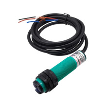 E3FR2NK NPN PNP Reflective Photoelectric Sensor DC536V Adjustable 2m Range for Industrial Detection