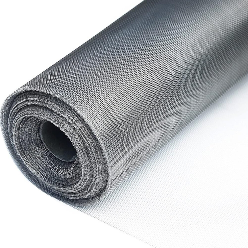 304 Stainless Steel Wire Mesh Roll 14 Mesh, Corrosion Resistant Woven Metal Mesh Sheet 50Cm X 100Cm For Industrial Filtration 9164114104243