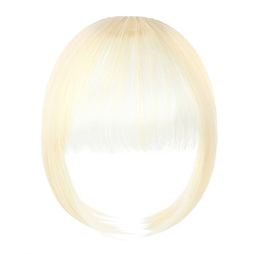 Unisex Clip In Hair Extensions Synthetic Bangs Hairpiece With Instant Volume Boost Heat Styling Compatible