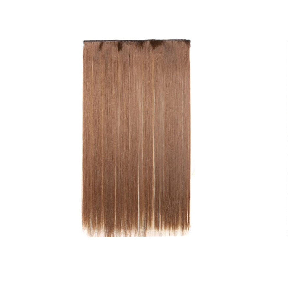 24 Inch Wavy Clip In Hair Extensions Heat Resistant Synthetic Hairpiece for Women 6H613