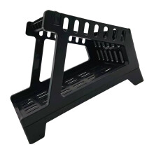 Thermal Label Holder 4x6 for Printer, Small Desktop Label Dispenser with Roll and Fanfold Support