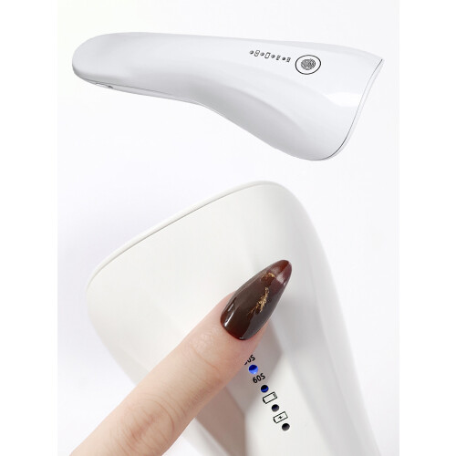 Portable Led Nail Lamp, Gentle On Hands Handheld Uv Lamp With Efficient Drying, User Friendly Display And Usb Rechargeable Functionality, Quick Nail 1