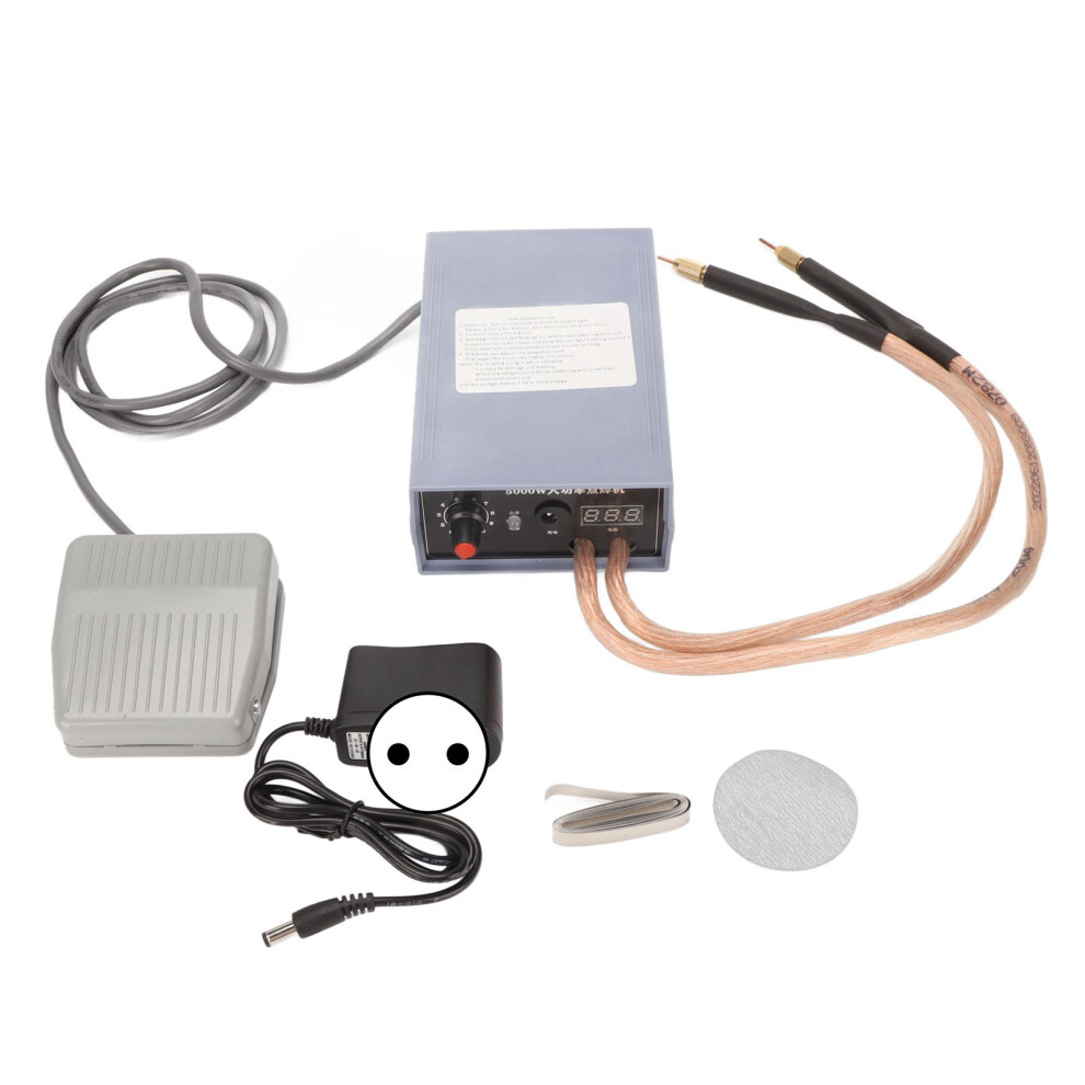 Portable Spot Welder Battery Spot Welder High Power Lcd Screen Display Adjustable Output Power Spot Welding Machine Rechargeable Durable Material 9773935166356