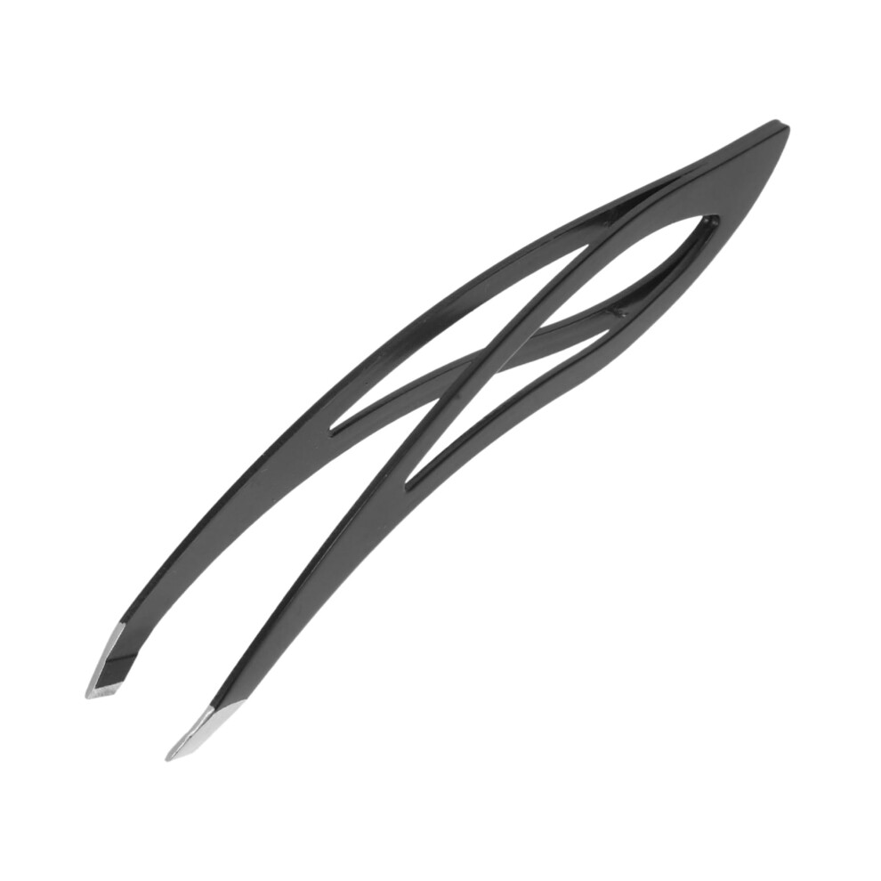 Stainless Steel Eyebrow Tweezers with Pointed Precision Tip for Safe Hair Removal and Grooming