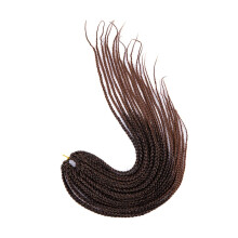 Crochet Box Braids 24 Inch Hair Extensions Pre Stretched Synthetic Braiding Hair 3Pcs Natural Texture