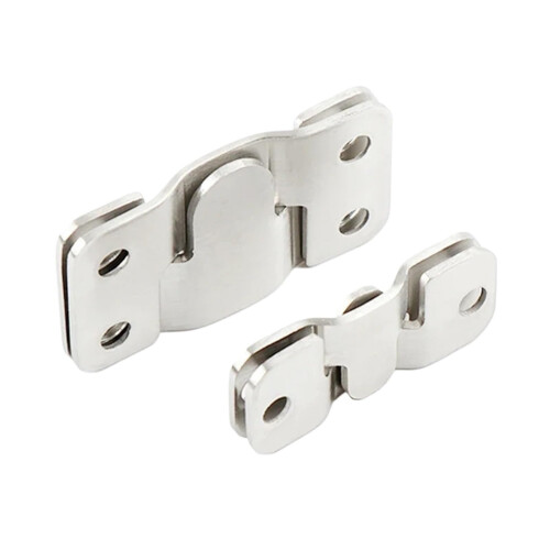 Picture Frame Hanging Hooks Stainless Steel Hidden Interlocking Clips 4pcs Strong Load Capacity