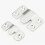 Picture Frame Hanging Hooks Stainless Steel Hidden Interlocking Clips 4pcs Strong Load Capacity 4