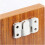 Picture Frame Hanging Hooks Stainless Steel Hidden Interlocking Clips 4pcs Strong Load Capacity 3