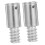 2pcs Metal Threaded Mop Handle Replacement Kit with Durable BreakResistant Tip for Broom and Cleaning Tools 1