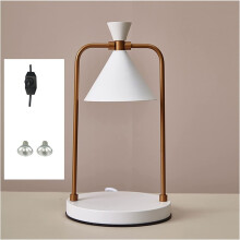Candle Warmer Lamp with Dimmable Light, Down Heat, Modern Iron Design for Home Decor, Gold