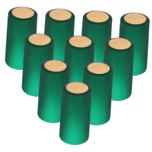 Wine Bottle Heat Shrink Caps 30mm Red PVC Secure Seal Aroma Preservation for Home and Professional Use