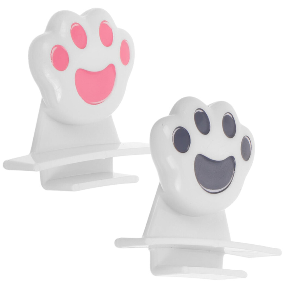 2Pcs Hygienic Toilet Seat Handle And Lid Lifter Cat Design For Home Office And Public Restrooms 9365369362611