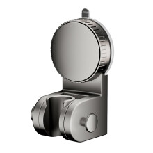 Adjustable Suction Cup Shower Head Holder with Secure Mount for Universal Bathroom Use