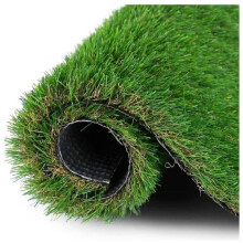 Artificial Grass Roll with 2CM Blade Height, NonSlip Synthetic Turf for Patio, Garden and Backyard