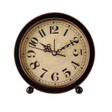 Vintage Alarm Clock with Silent Sweeping Movement and Clear Scale for Bedroom or Desk Decor