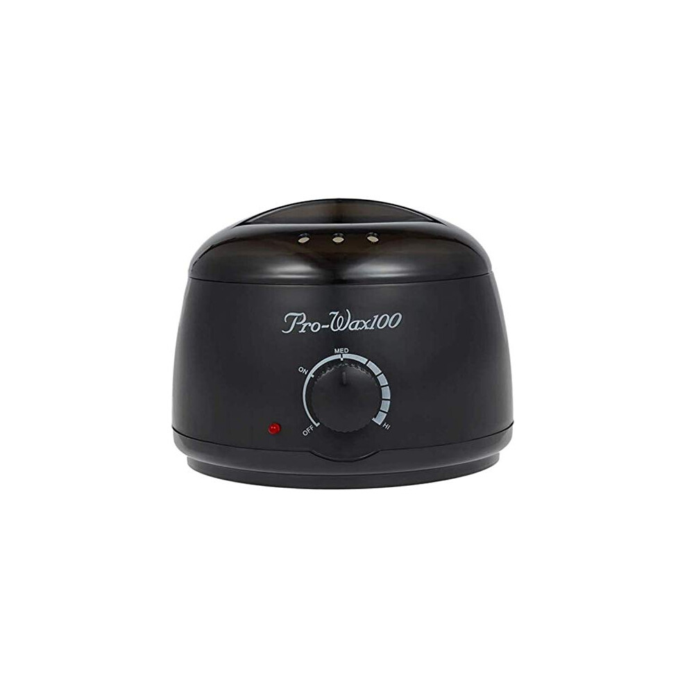 Wax Heater for Hair Removal with Intelligent Temperature Control, Paraffin Wax Warmer for Body and Spa Use, Black