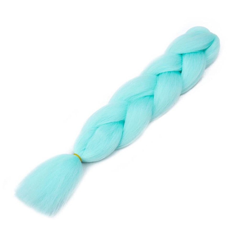 Unisex 24 Inch Jumbo Braiding Hair Extensions 100G Ombre Piano Color Synthetic Heatresistant Fiber