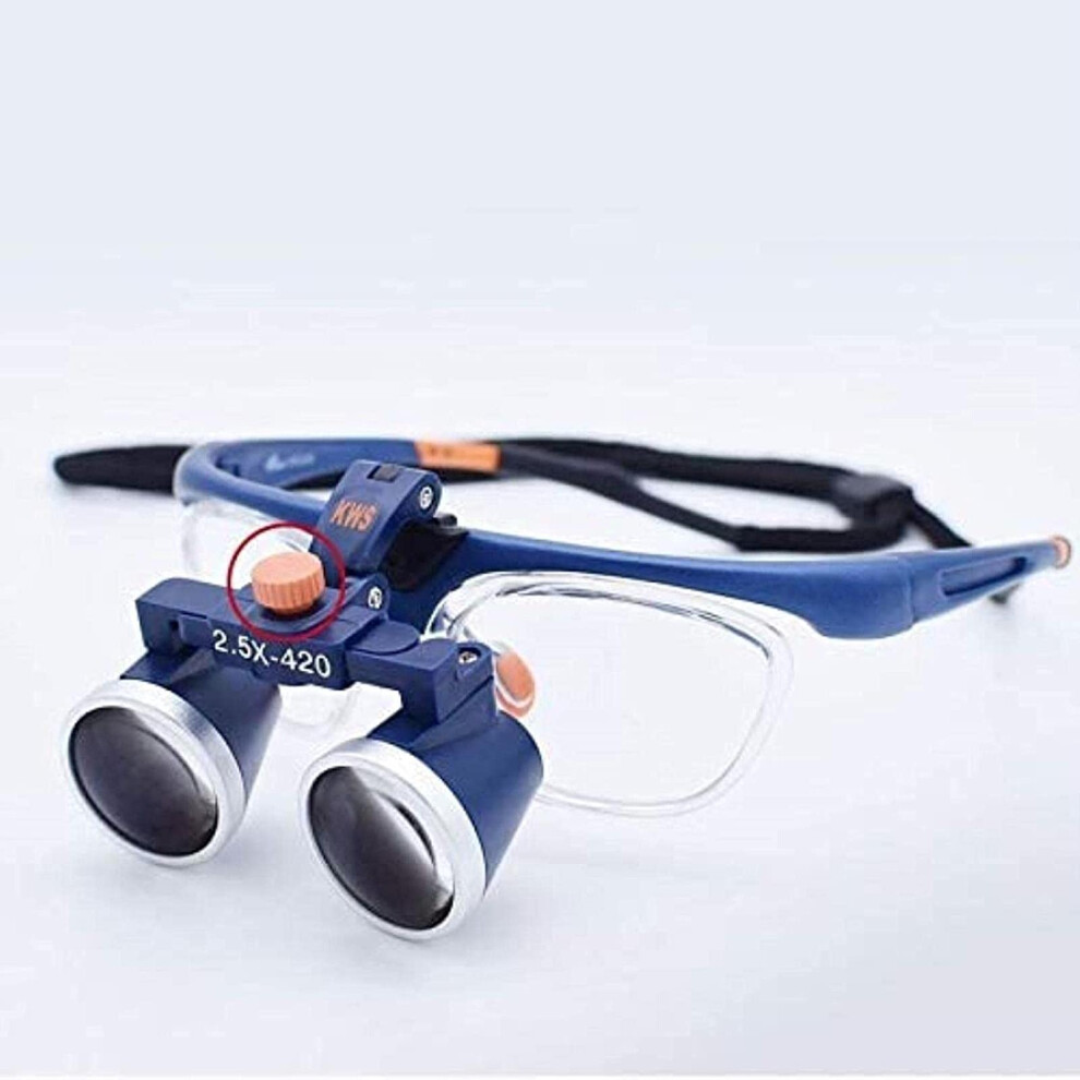 Light 3.5X Dental Surgical Loupes Binocular Magnifying Glasses With And Comfortable Abs Frame