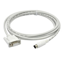 PLC Communication Cable 2m for MD204L OP320A HMI Display to XC Series Stable Secure Connection White
