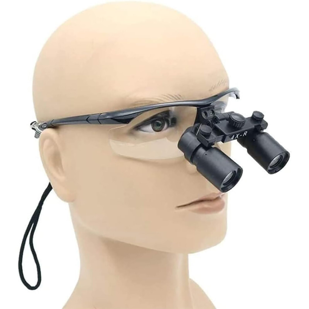 Dental Surgical Loupes 4.0x Precision Magnification with Adjustable Headband for Dentist