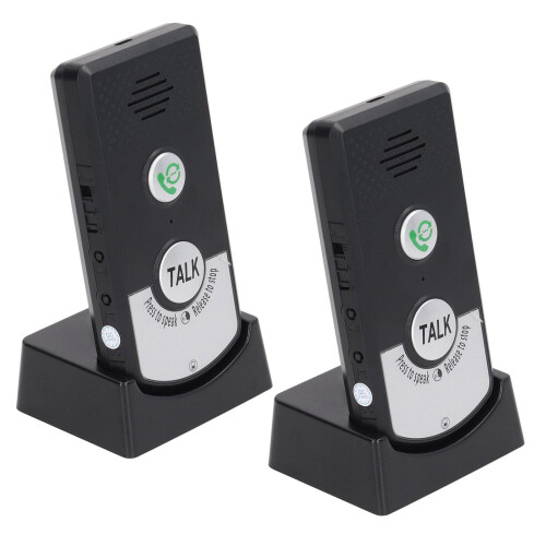 Wireless Intercom System Super Long Range Waterproof Two Way Voice Doorbell for Home Office Classroom