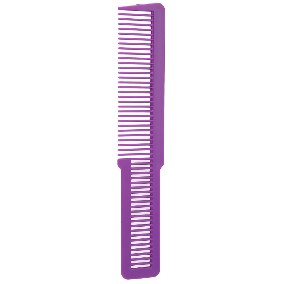 Professional Hairdressing Comb Wide and Fine Tooth Purple for Smooth Detangling and All Hair Types