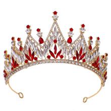 Vintage Baroque Bridal Tiara with Sparkling Crystal Accents and Secure Comb for Wedding Bride