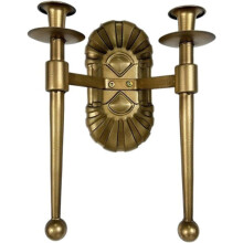 Vintage Wall Sconce Candle Holder Metal Antique Style for Living Room and Hallway Decor