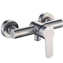 Stainless Steel Shower Faucet with Hot Cold Mixer and Handheld Sprayer for Bathroom