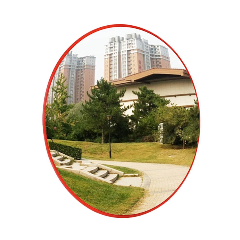 Convex Safety Mirror 80Cm With 160 Wideangle View, Antiglare For Driveways Streets Parking Lots 9044945327953