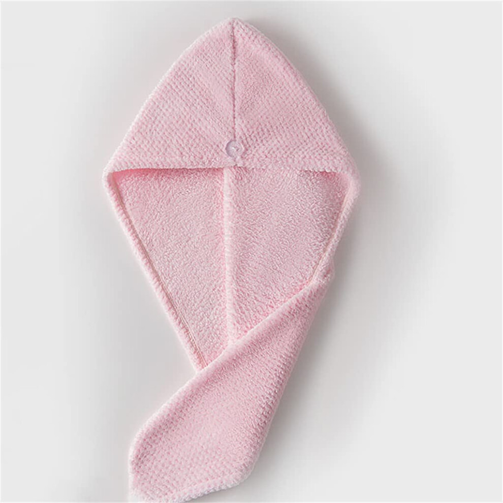 Hair Drying Towel with Soft Absorbent QuickDry Wrap and Reusable Waterproof Shower Cap for Women