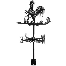 Vintage Stainless Steel Weathervane with RustResistant Coating for Rooftop Garden Decoration