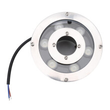 LED Pond Lights IP68 Waterproof Brightness Warm White Underwater Fountain Spotlights 6W