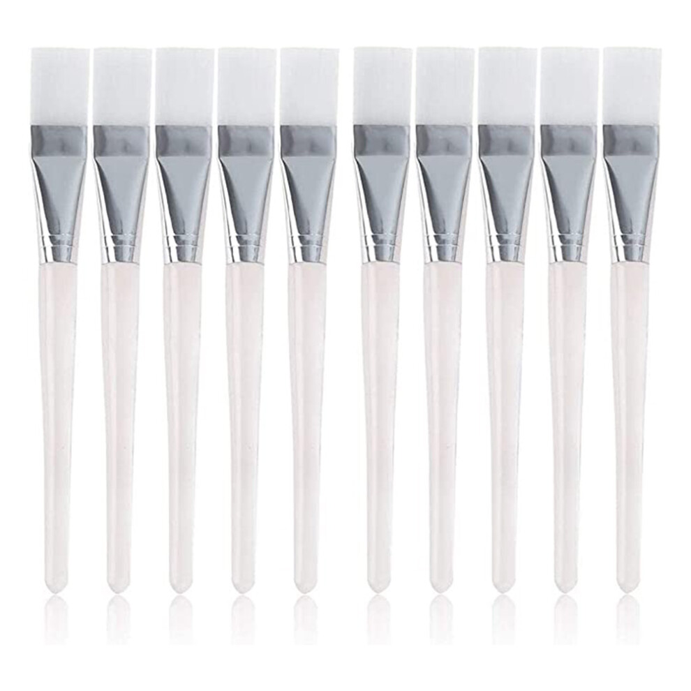 Convenient & Travel-Friendly, Dual Soft Silicone Face Mask Applicator Set, Reliable Material For Every Skincare Routine (10Pcs)