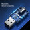 Compact Audio Solution, Bluetooth Adapter for Dual-Mode Functionality & Clear Sound Quality, Equipped with AUX Cable for Hassle-Free Connectivity 2